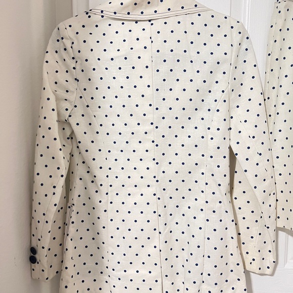 Vintage 1960’s Junior House polka dots jacket with skirt 2pc. - Picture 7 of 16